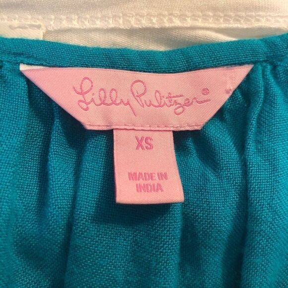 LILLY PULITZER turquoise briony croc… - Picture 4 of 7